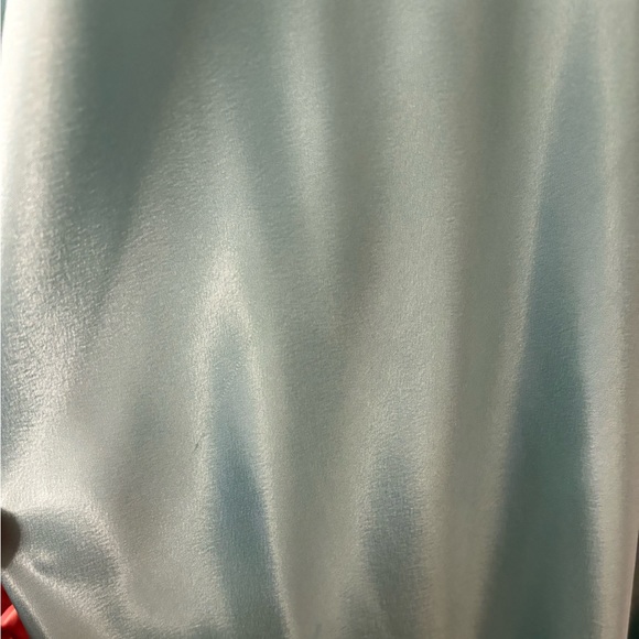 Very Neat Wendy Ann Turquoise Satin and Lace Slip - Picture 5 of 5